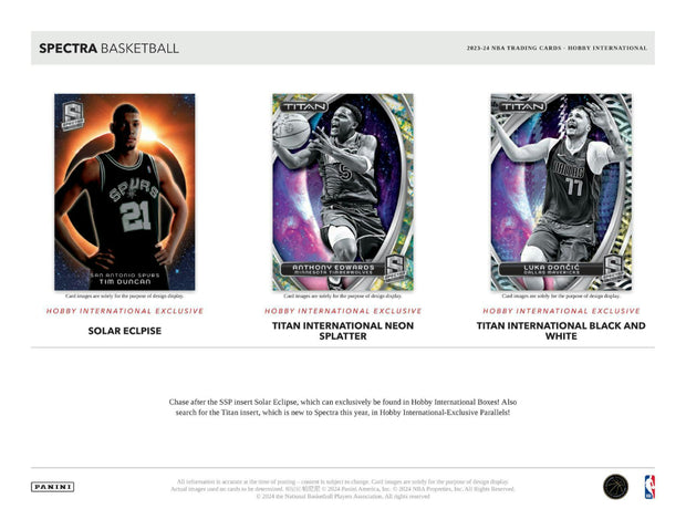 2023-24 Spectra Basketball International Hobby Box