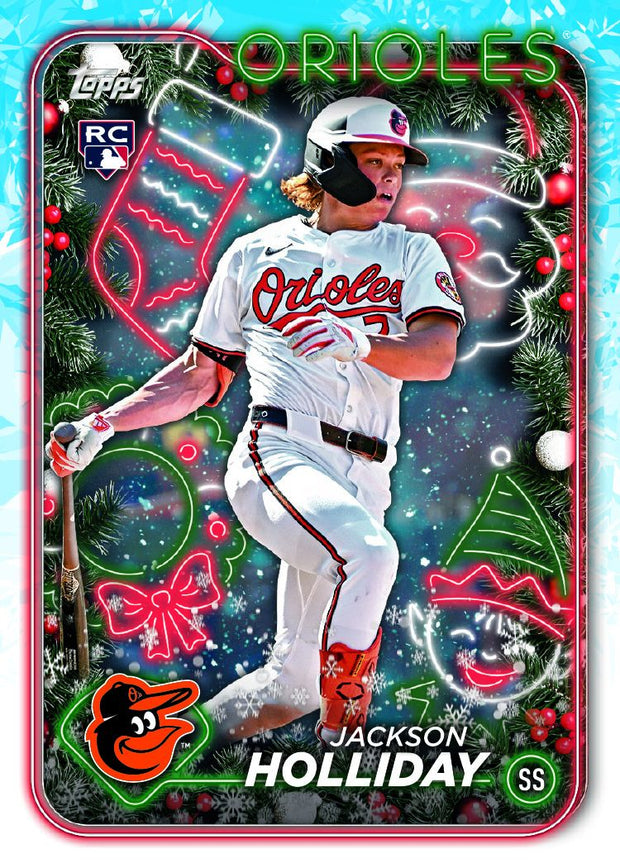 2024 Topps Holiday Mega Box - 100 cards