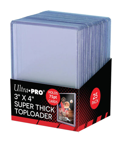 75PT (25) Ultra-Pro Regular Toploaders For Sports Cards