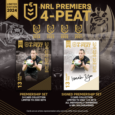 2024 TGI NRL Penrith Panthers Premiership 24-Card Set - Rare PreOrder