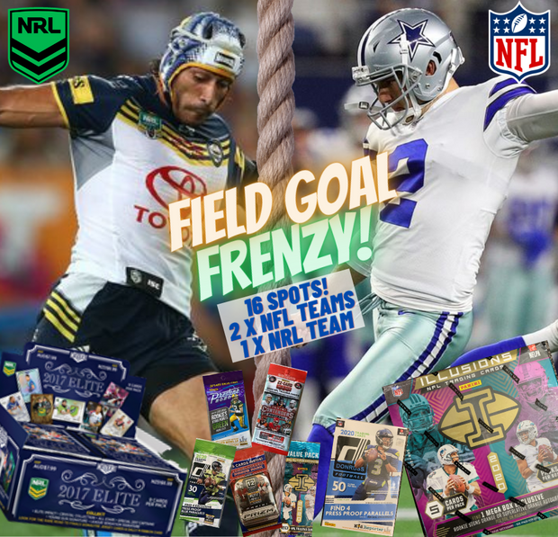 Field Goal Frenzy - NRL & NFL Random Teams Break (BM#196)